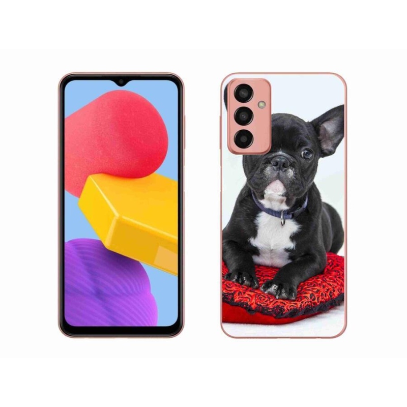 Gélový obal mmCase na mobil Samsung Galaxy M13 - buldog