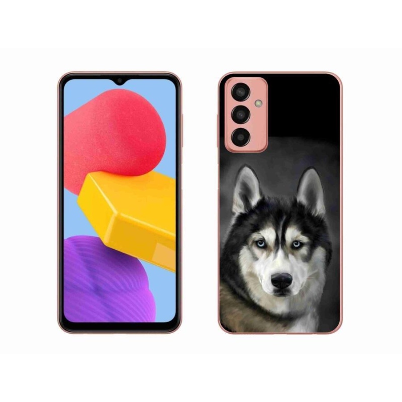 Gélový obal mmCase na mobil Samsung Galaxy M13 - husky