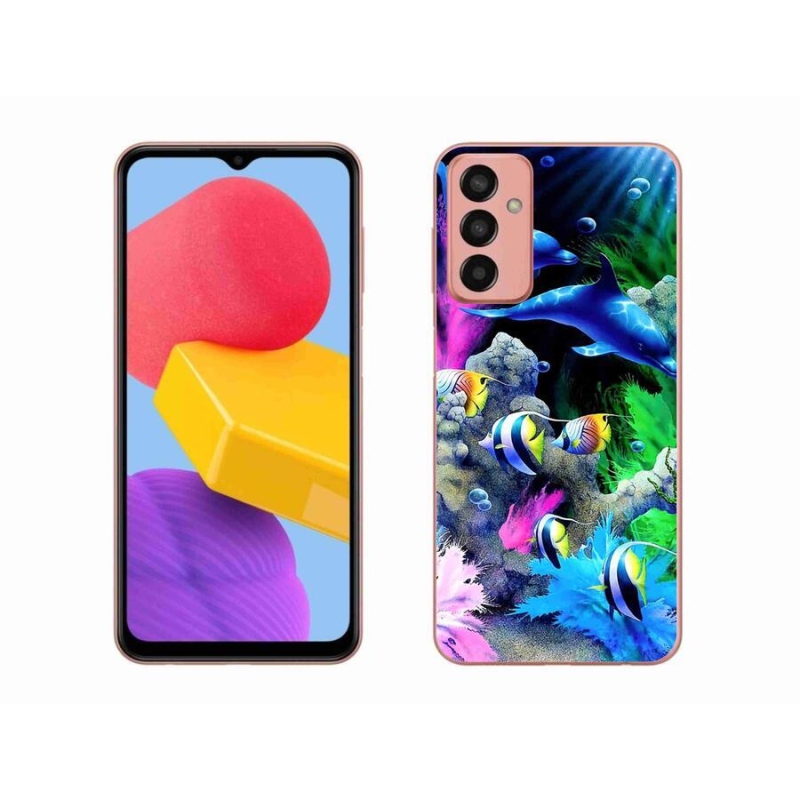 Gélový obal mmCase na mobil Samsung Galaxy M13 - morský svet