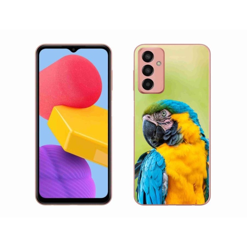 Gélový obal mmCase na mobil Samsung Galaxy M13 - papagáj ara 2