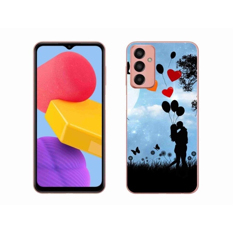 Gélový obal mmCase na mobil Samsung Galaxy M13 - zamilovaný pár