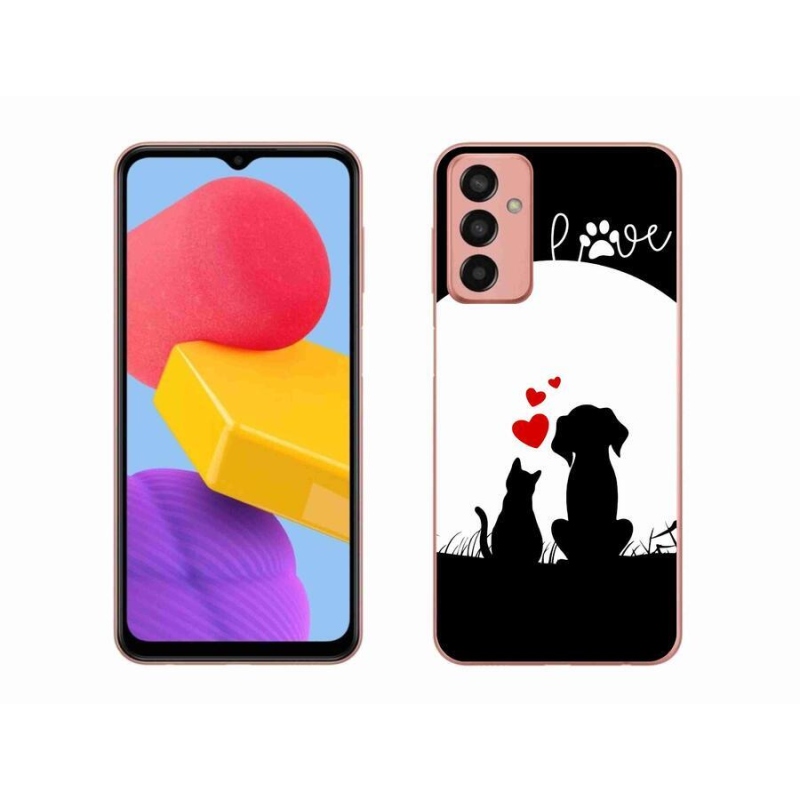 Gélový obal mmCase na mobil Samsung Galaxy M13 - zvieracia láska