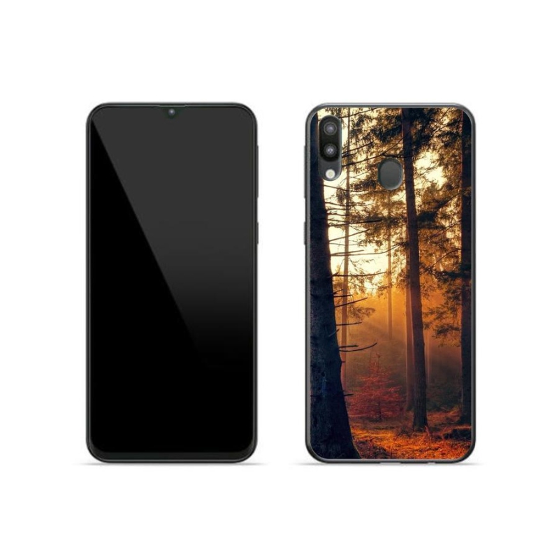 Gélový obal mmCase na mobil Samsung Galaxy M20 - les