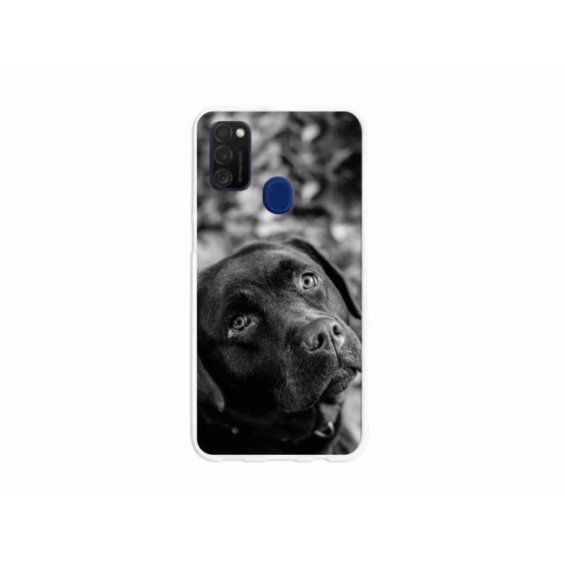 Gélový obal mmCase na mobil Samsung Galaxy M21 - labrador