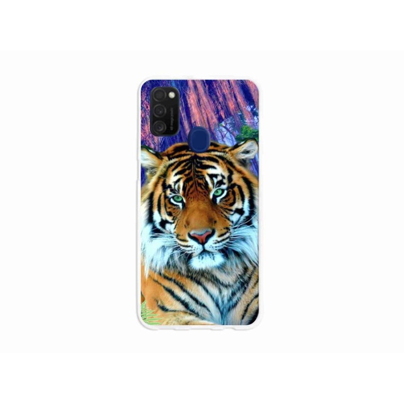 Gélový obal mmCase na mobil Samsung Galaxy M21 - tiger