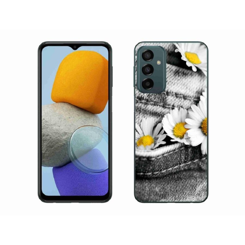 Gélový obal mmCase na mobil Samsung Galaxy M23 5G - margaréty