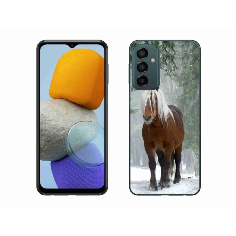 Gélový obal mmCase na mobil Samsung Galaxy M23 5G - kôň v lese