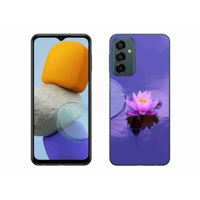 Gélový obal mmCase na mobil Samsung Galaxy M23 5G - kvet na hladine