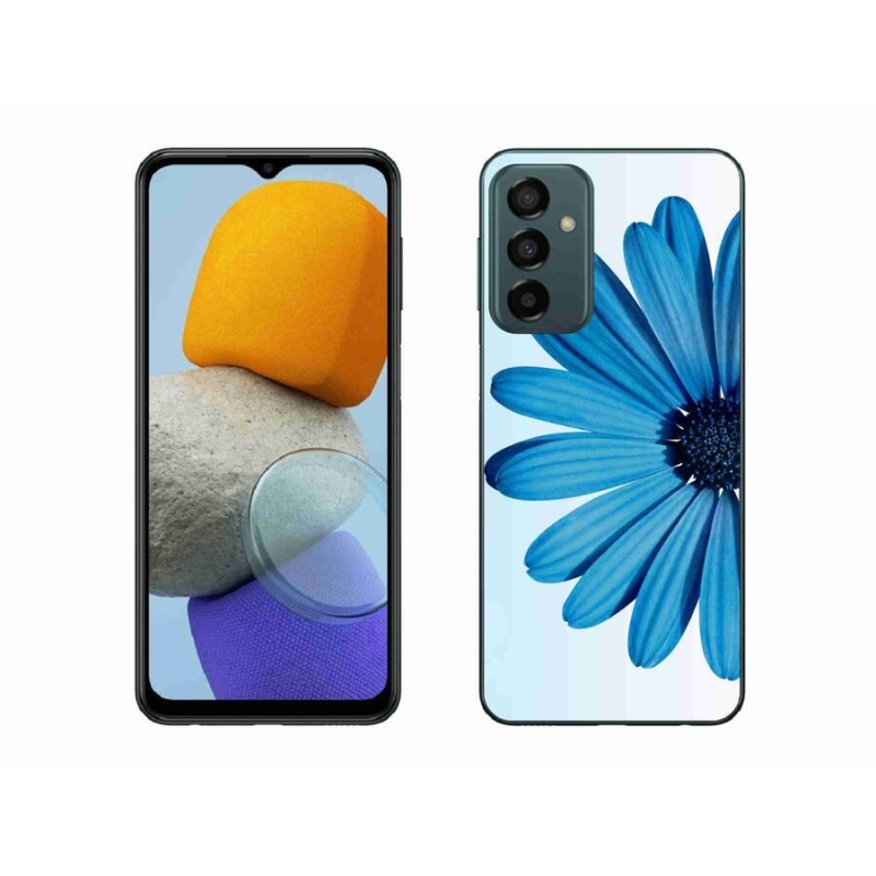 Gélový obal mmCase na mobil Samsung Galaxy M23 5G - modrá margaréta