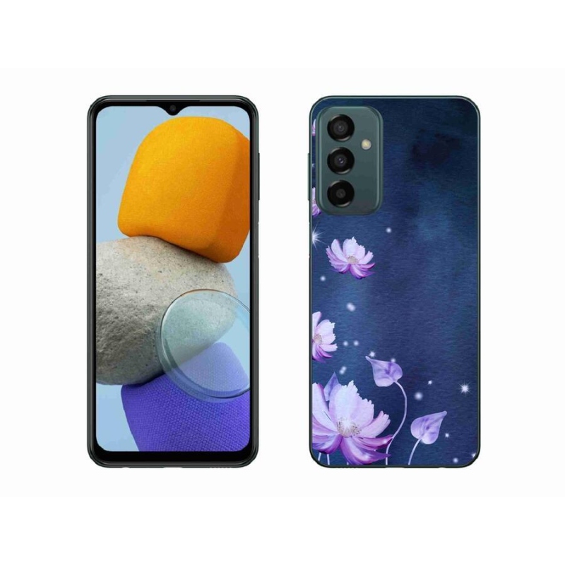 Gélový obal mmCase na mobil Samsung Galaxy M23 5G - padajúce kvety