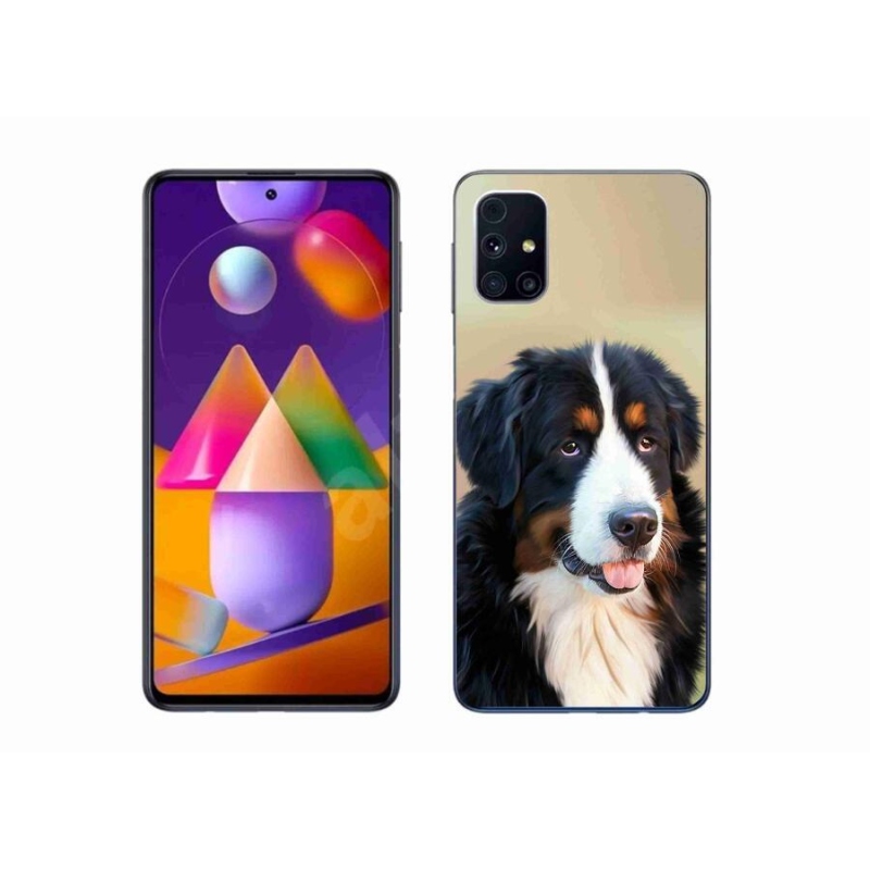 Gélový obal mmCase na mobil Samsung Galaxy M31s - bernský salašnícky pes