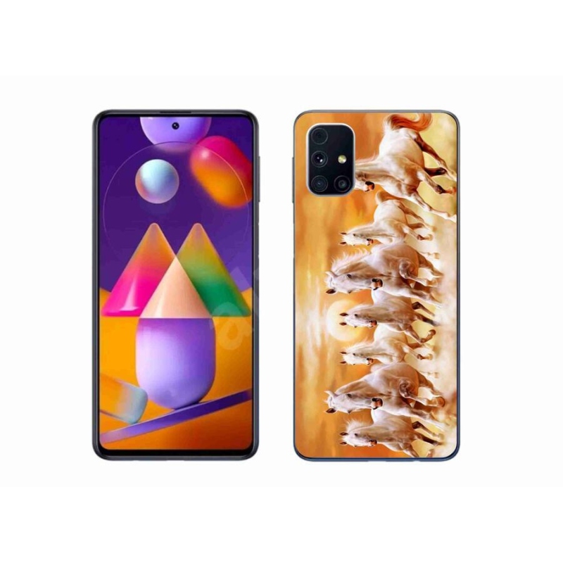 Gélový obal mmCase na mobil Samsung Galaxy M31s - kone 2