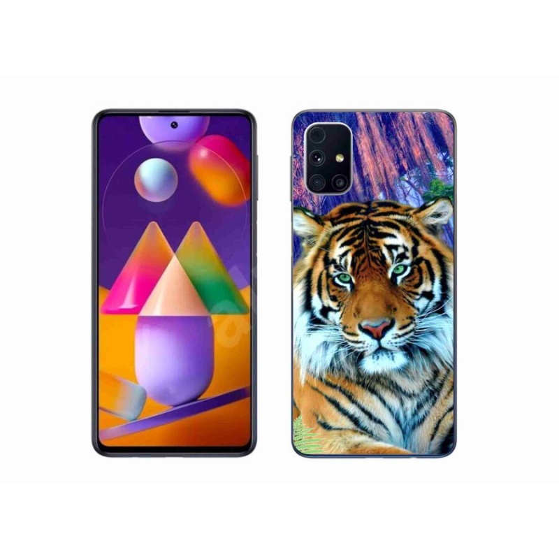 Gélový obal mmCase na mobil Samsung Galaxy M31s - tiger
