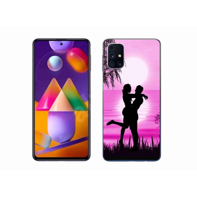 Gélový obal mmCase na mobil Samsung Galaxy M31s - západ slnka