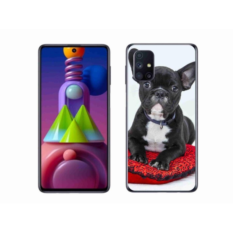 Gélový obal mmCase na mobil Samsung Galaxy M51 - buldog