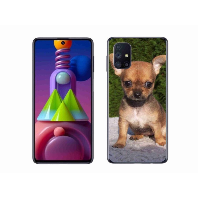 Gélový obal mmCase na mobil Samsung Galaxy M51 - čivava 3