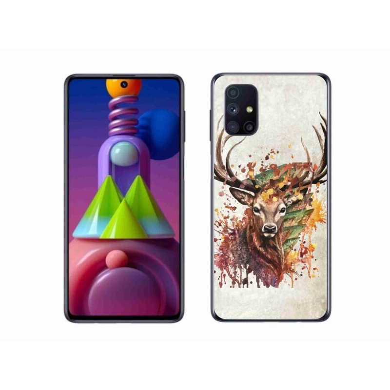 Gélový obal mmCase na mobil Samsung Galaxy M51 - jeleň 1