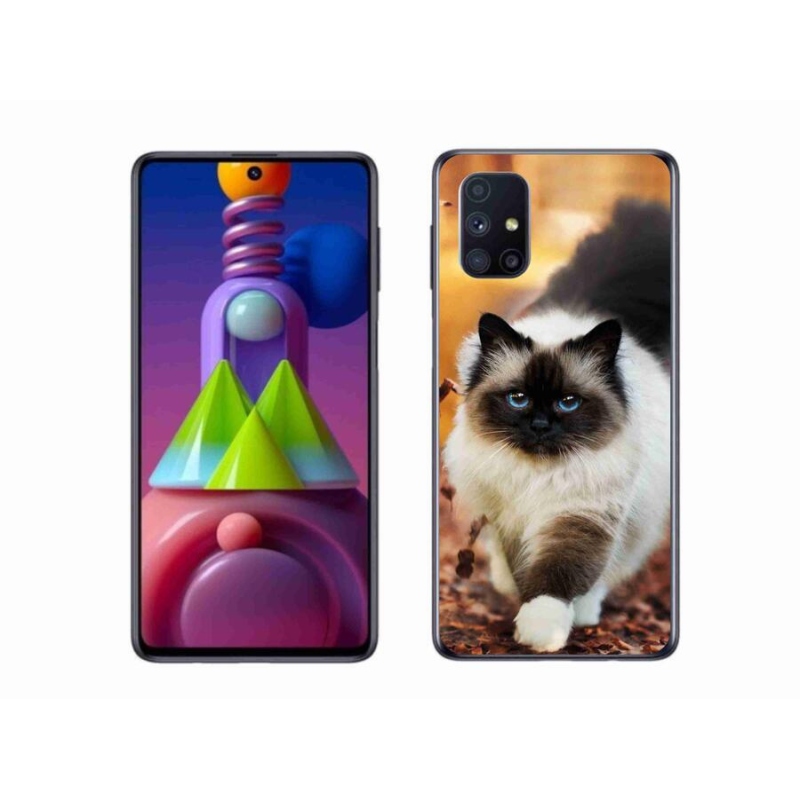 Gélový obal mmCase na mobil Samsung Galaxy M51 - mačka 1