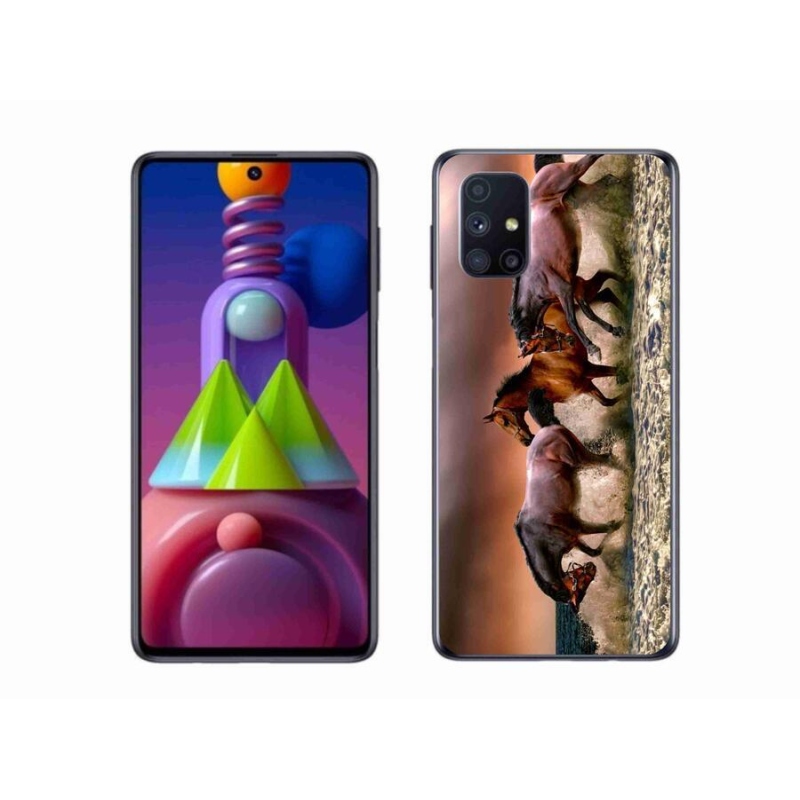 Gélový obal mmCase na mobil Samsung Galaxy M51 - kone 1