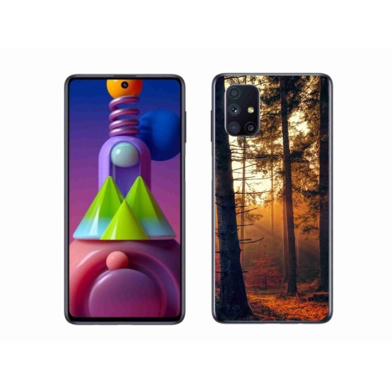 Gélový obal mmCase na mobil Samsung Galaxy M51 - les