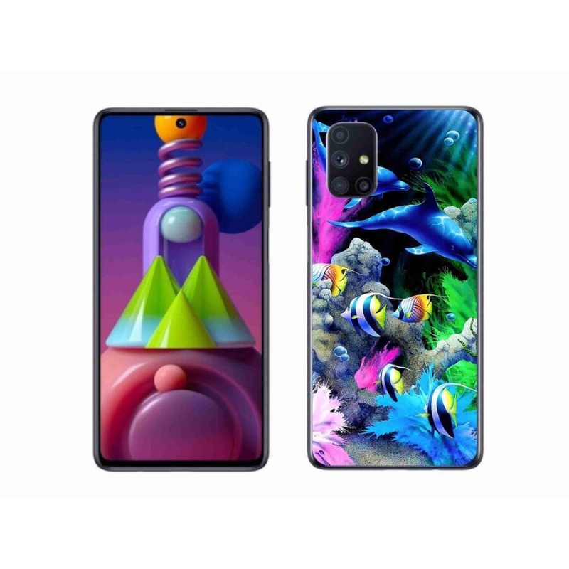 Gélový obal mmCase na mobil Samsung Galaxy M51 - morský svet