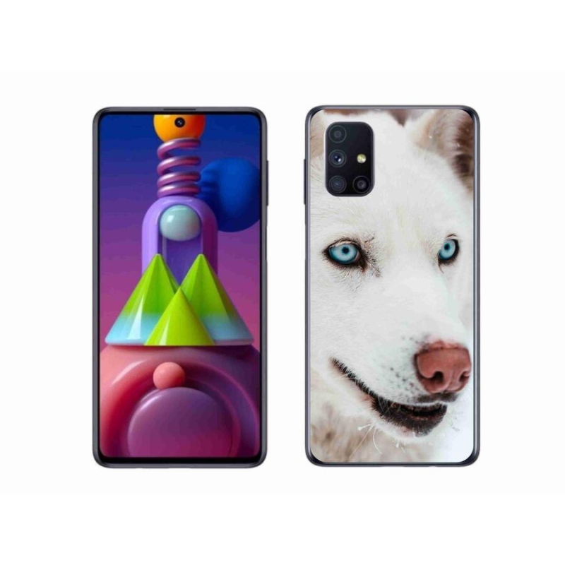 Gélový obal mmCase na mobil Samsung Galaxy M51 - psie pohľad