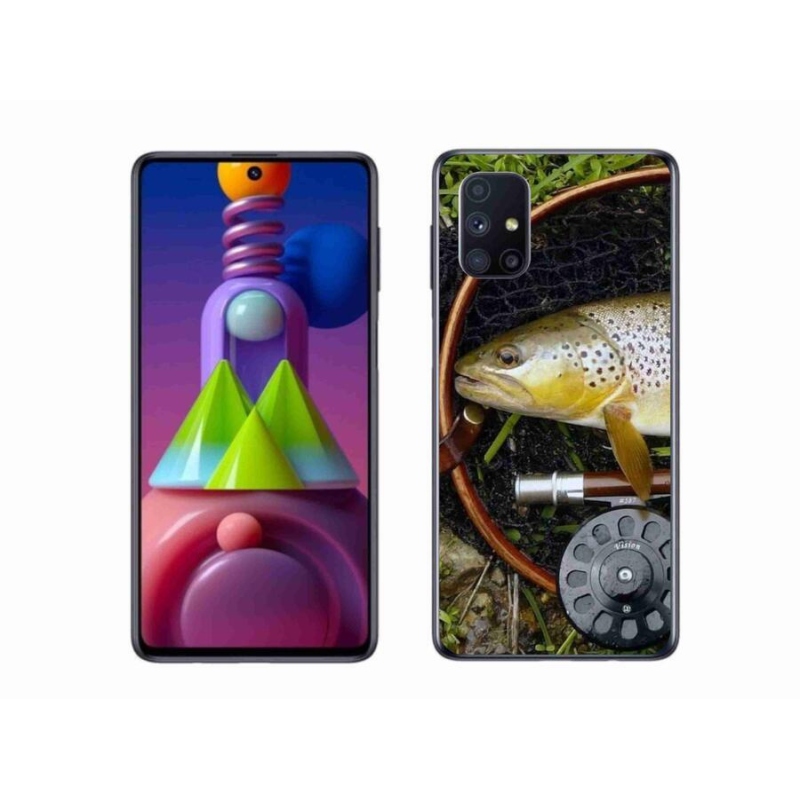 Gélový obal mmCase na mobil Samsung Galaxy M51 - pstruh 2