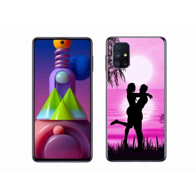 Gélový obal mmCase na mobil Samsung Galaxy M51 - západ slnka