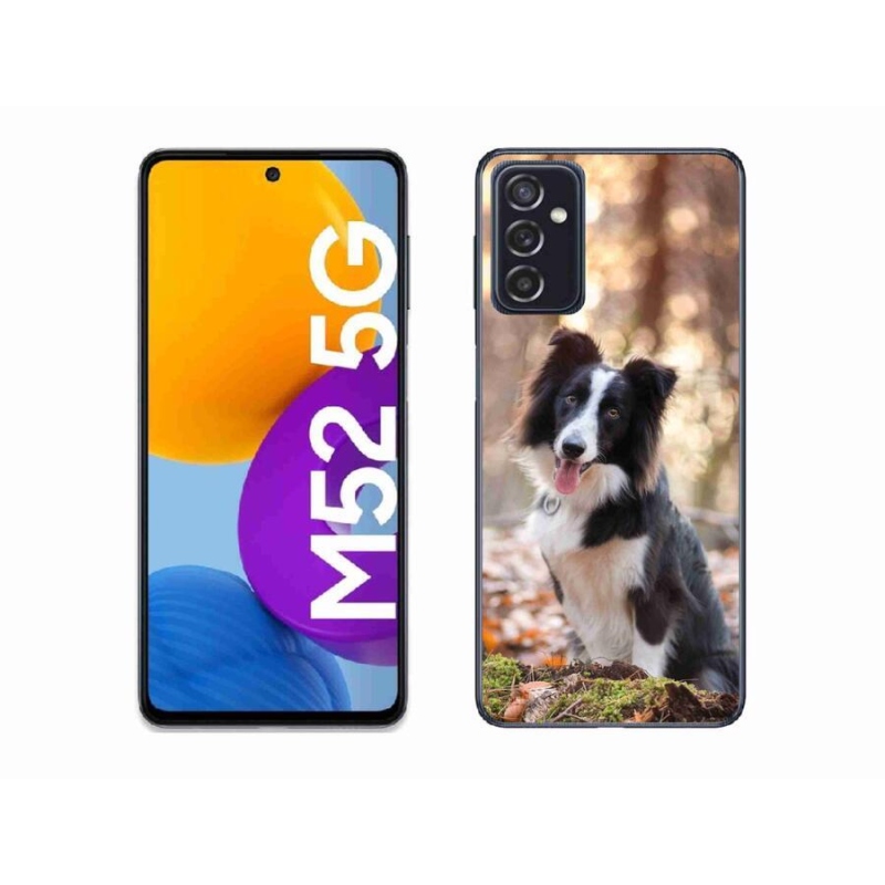 Gélový obal mmCase na mobil Samsung Galaxy M52 5G - border kólie 1