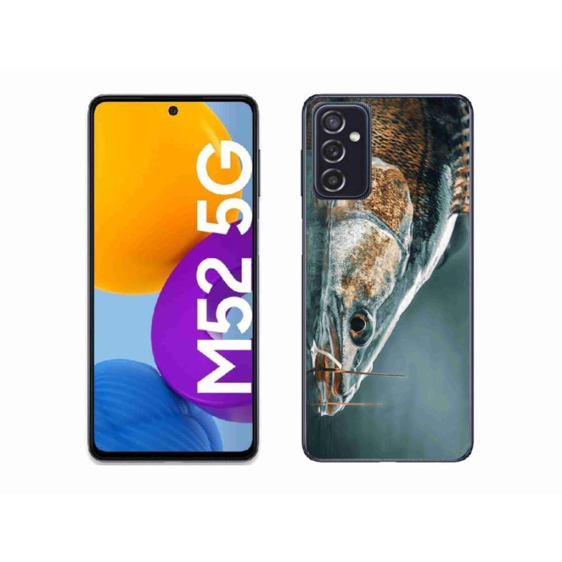 Gélový obal mmCase na mobil Samsung Galaxy M52 5G - zubáč