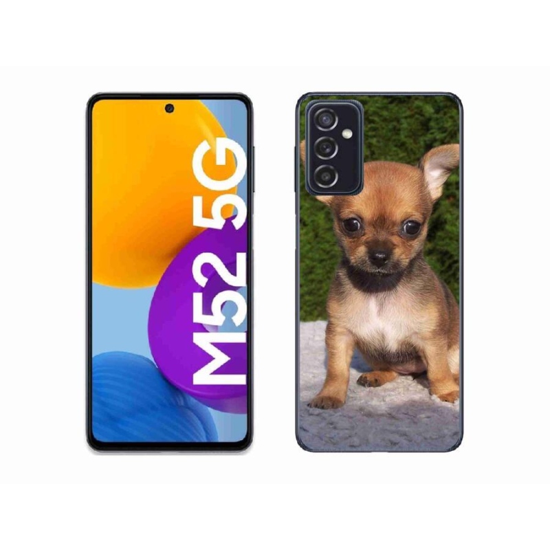 Gélový obal mmCase na mobil Samsung Galaxy M52 5G - čivava 3