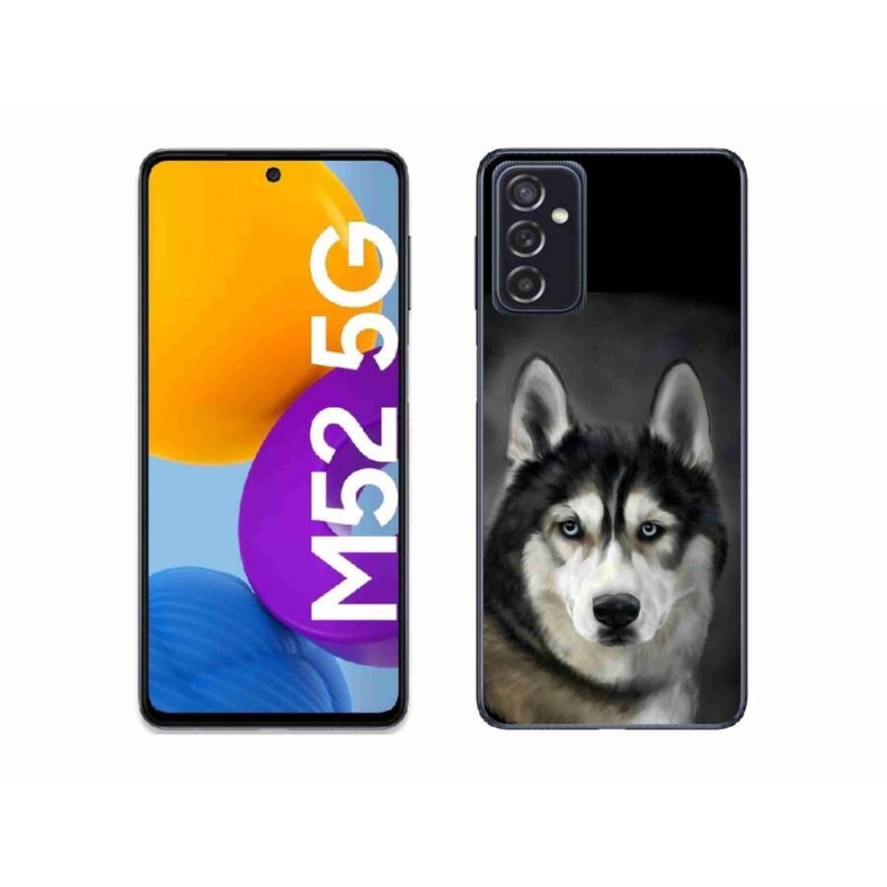 Gélový obal mmCase na mobil Samsung Galaxy M52 5G - husky