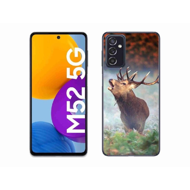 Gélový obal mmCase na mobil Samsung Galaxy M52 5G - jeleň 2