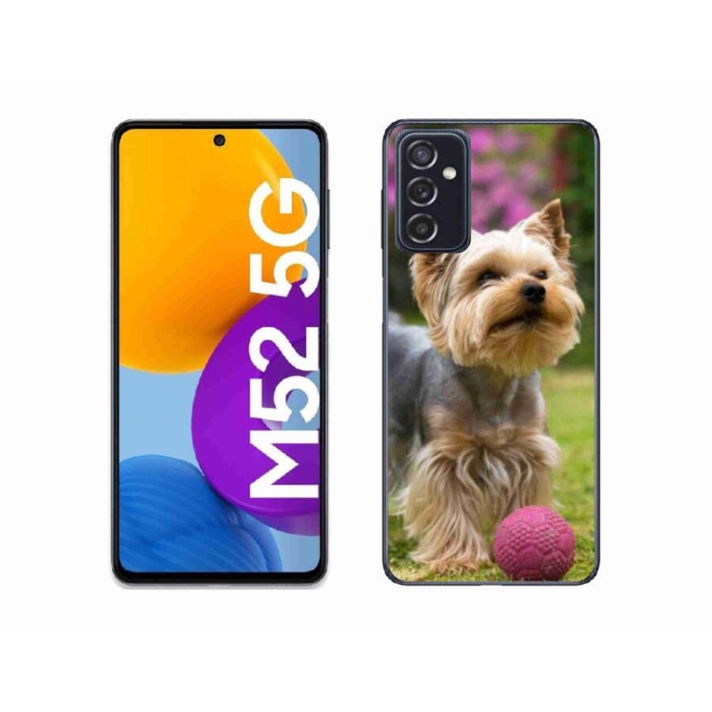 Gélový obal mmCase na mobil Samsung Galaxy M52 5G - jorkšír 4