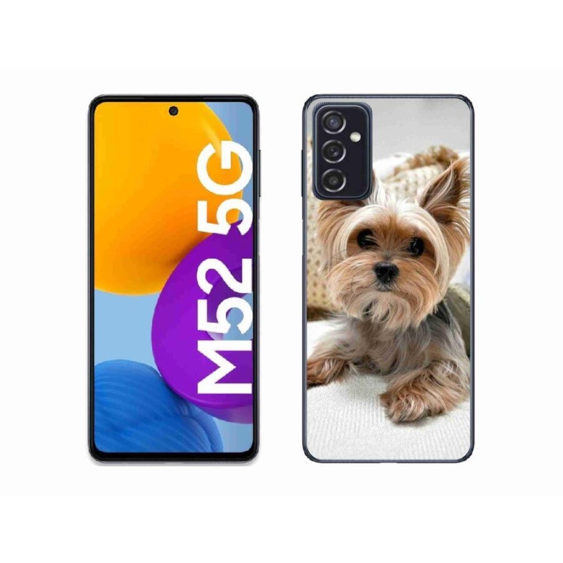 Gélový obal mmCase na mobil Samsung Galaxy M52 5G - jorkšír 5