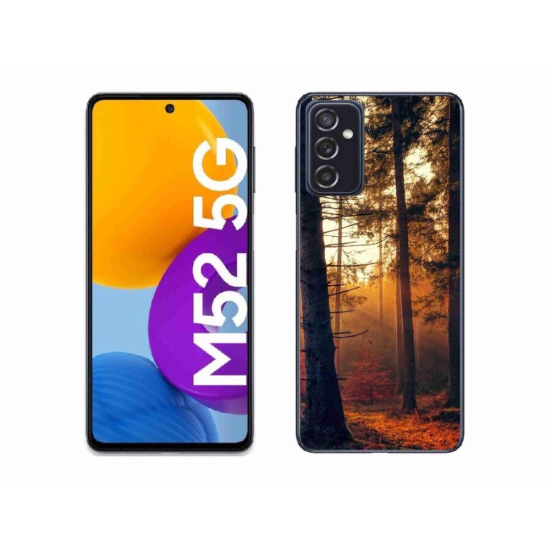 Gélový obal mmCase na mobil Samsung Galaxy M52 5G - les