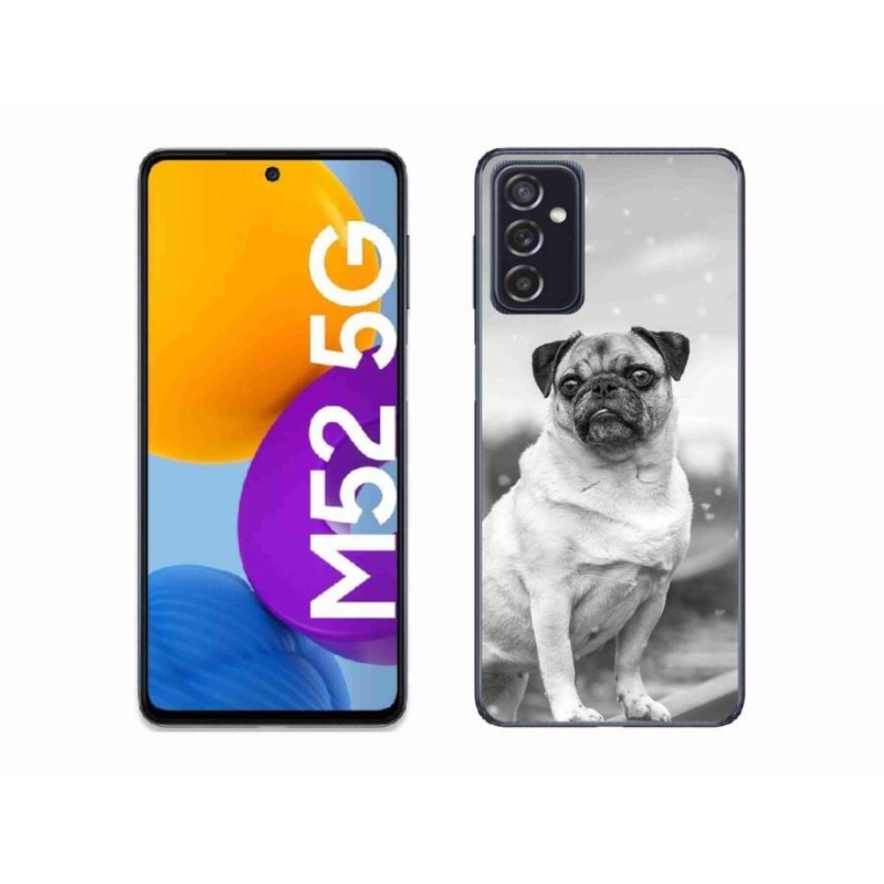 Gélový obal mmCase na mobil Samsung Galaxy M52 5G - mops