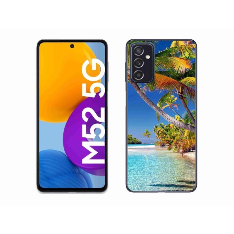 Gélový obal mmCase na mobil Samsung Galaxy M52 5G - morská pláž