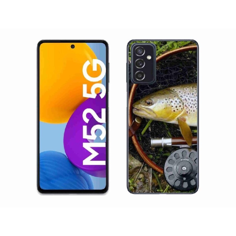 Gélový obal mmCase na mobil Samsung Galaxy M52 5G - pstruh 2