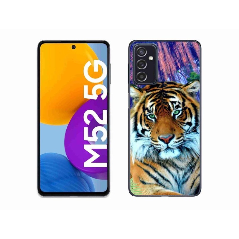 Gélový obal mmCase na mobil Samsung Galaxy M52 5G - tiger