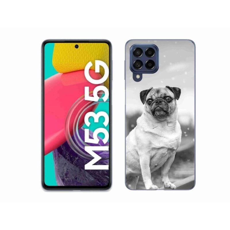 Gélový obal mmCase na mobil Samsung Galaxy M53 5G - mops