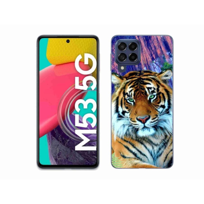 Gélový obal mmCase na mobil Samsung Galaxy M53 5G - tiger