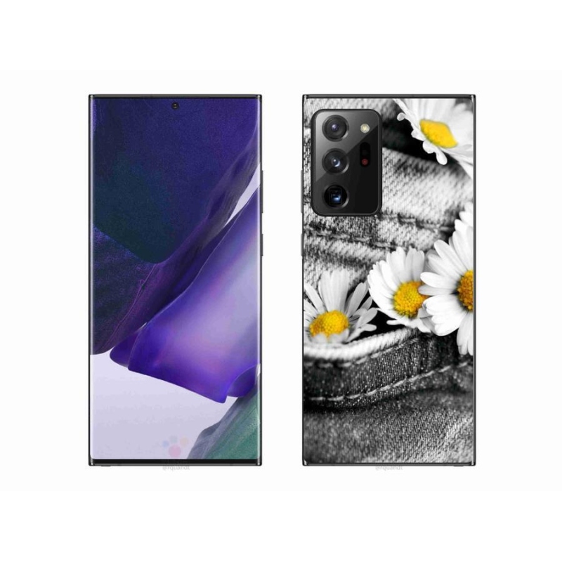 Gélový obal mmCase na mobil Samsung Galaxy Note 20 Ultra - margaréty
