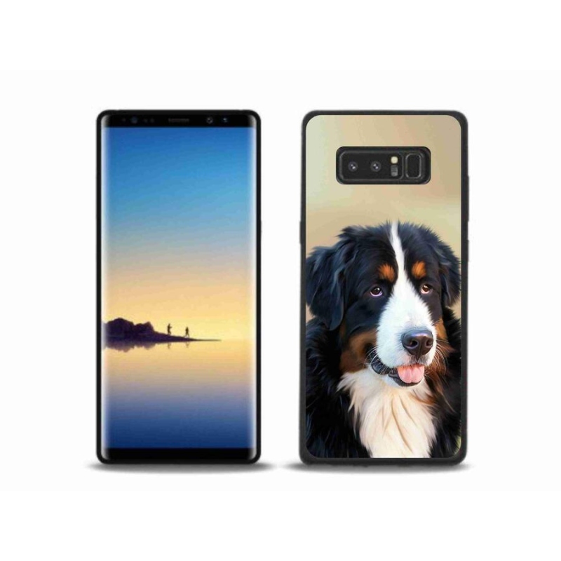 Gélový obal mmCase na mobil Samsung Galaxy Note 8 - bernský salašnícky pes