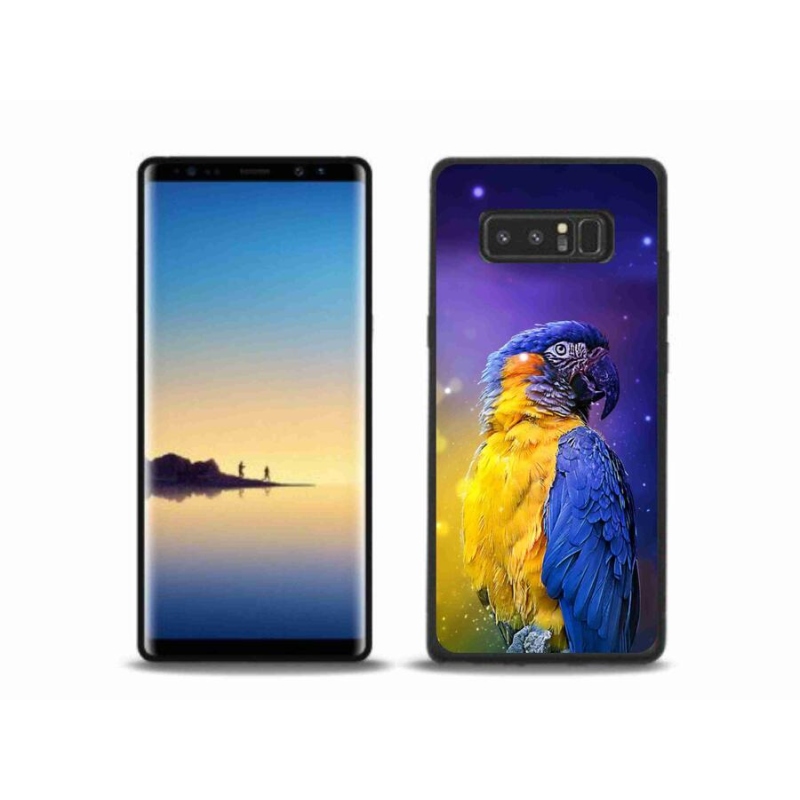 Gélový obal mmCase na mobil Samsung Galaxy Note 8 - papagáj ara 1