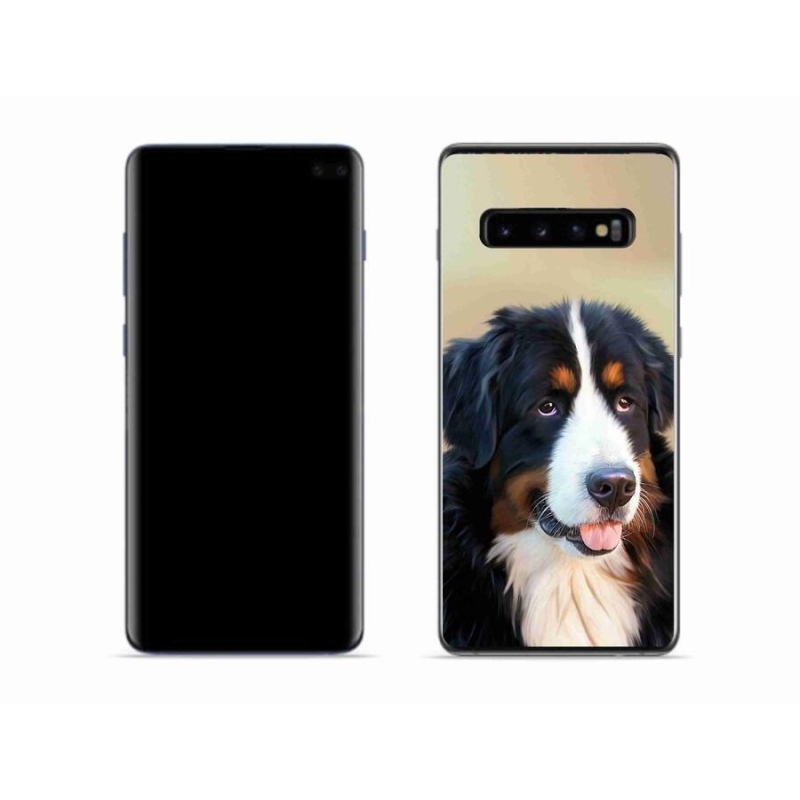 Gélový obal mmCase na mobil Samsung Galaxy S10 - bernský salašnícky pes