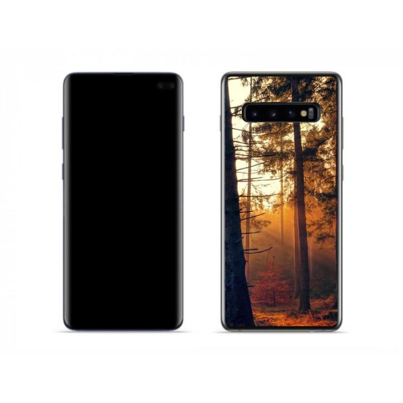 Gélový obal mmCase na mobil Samsung Galaxy S10 - les