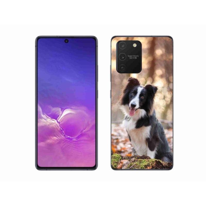 Gélový obal mmCase na mobil Samsung Galaxy S10 Lite - border kólie 1