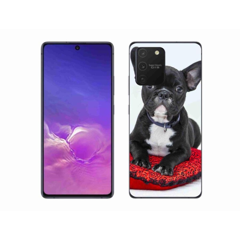 Gélový obal mmCase na mobil Samsung Galaxy S10 Lite - buldog