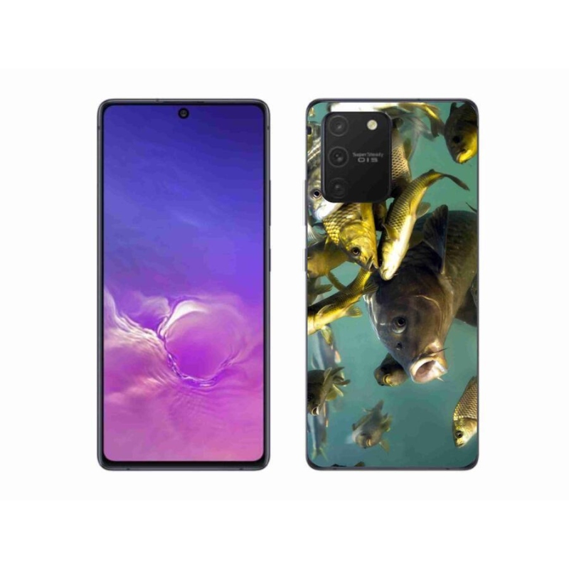 Gélový obal mmCase na mobil Samsung Galaxy S10 Lite - kŕdeľ rýb